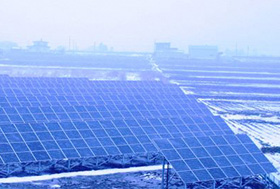JKJ旭川ソーラー発電所(冬)