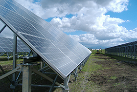 JKJ旭川ソーラー発電所(春)